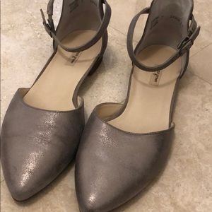 Paul Green silver w/ strap, size 9